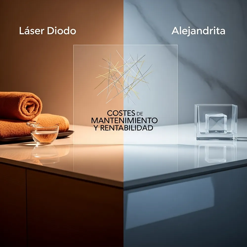 Láser Diodo vs Alejandrita: Costes de Mantenimiento y Rentabilidad