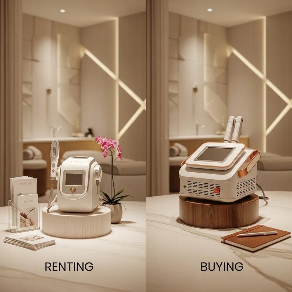 Renting vs Compra de Aparatología Estética: Qué le interesa más a tu negocio